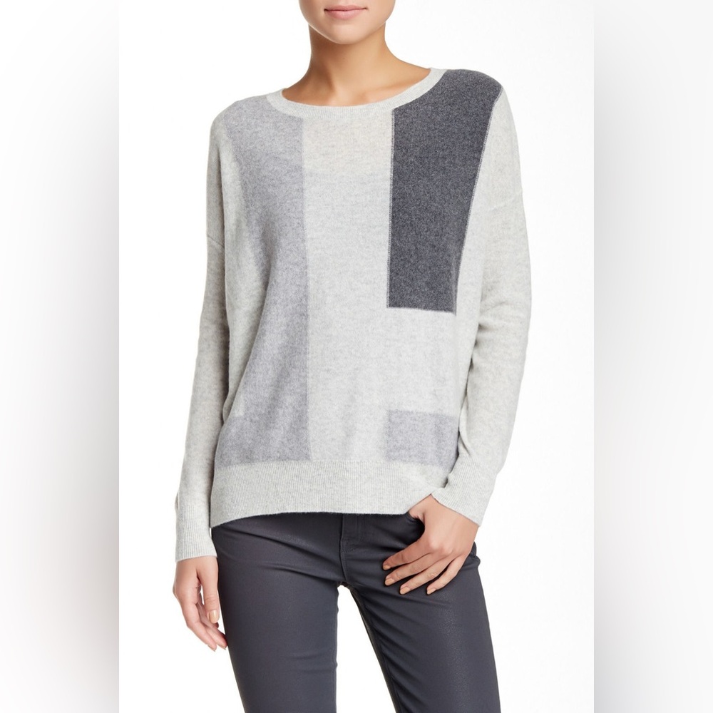 Vince Cashmere Colorblock Women’s Sweater